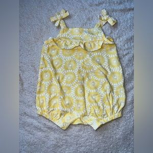 Yellow Baby Essentials Shorts Jumper